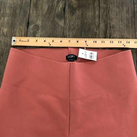 New LOFT Pink High-Waisted Leggings NWT Medium - Picture 3 of 8